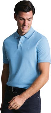 Charles Tyrwhitt Short Sleeve Cotton Stretch Pique Polo