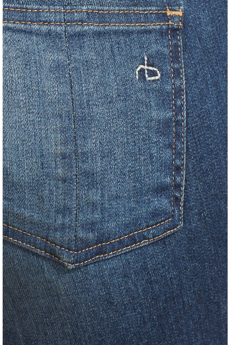 Destroyed Skinny Ankle Jeans, Alternate, color, PACIFICO