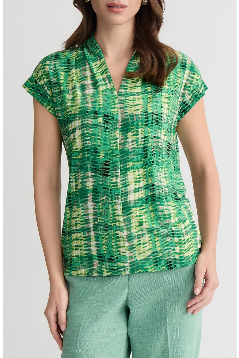 Printed Dolman Sleeve Top, Main, color, LUSH GREEN MULTI