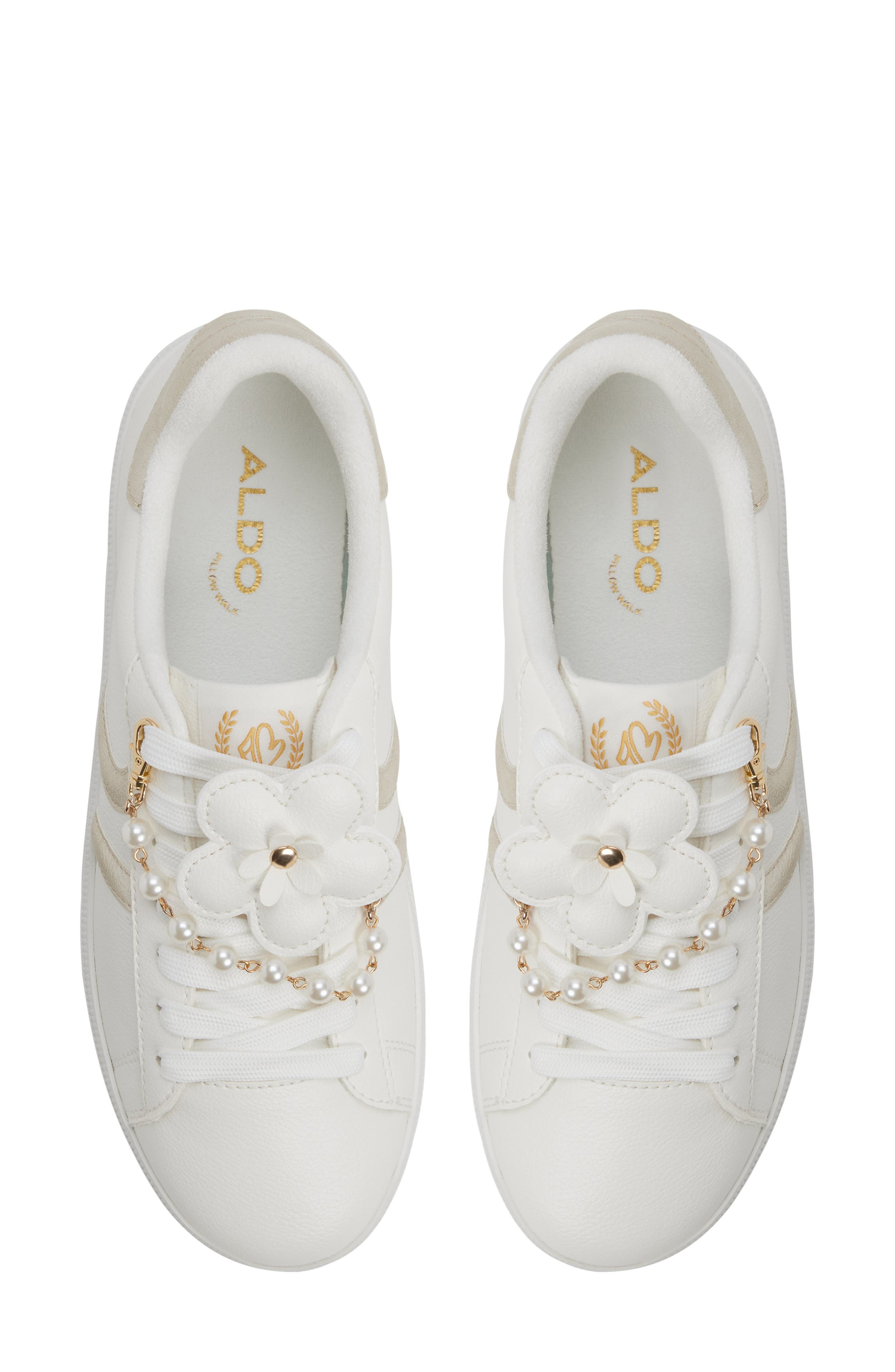 ALDO Chic Sneaker, Alternate, color, White Combo