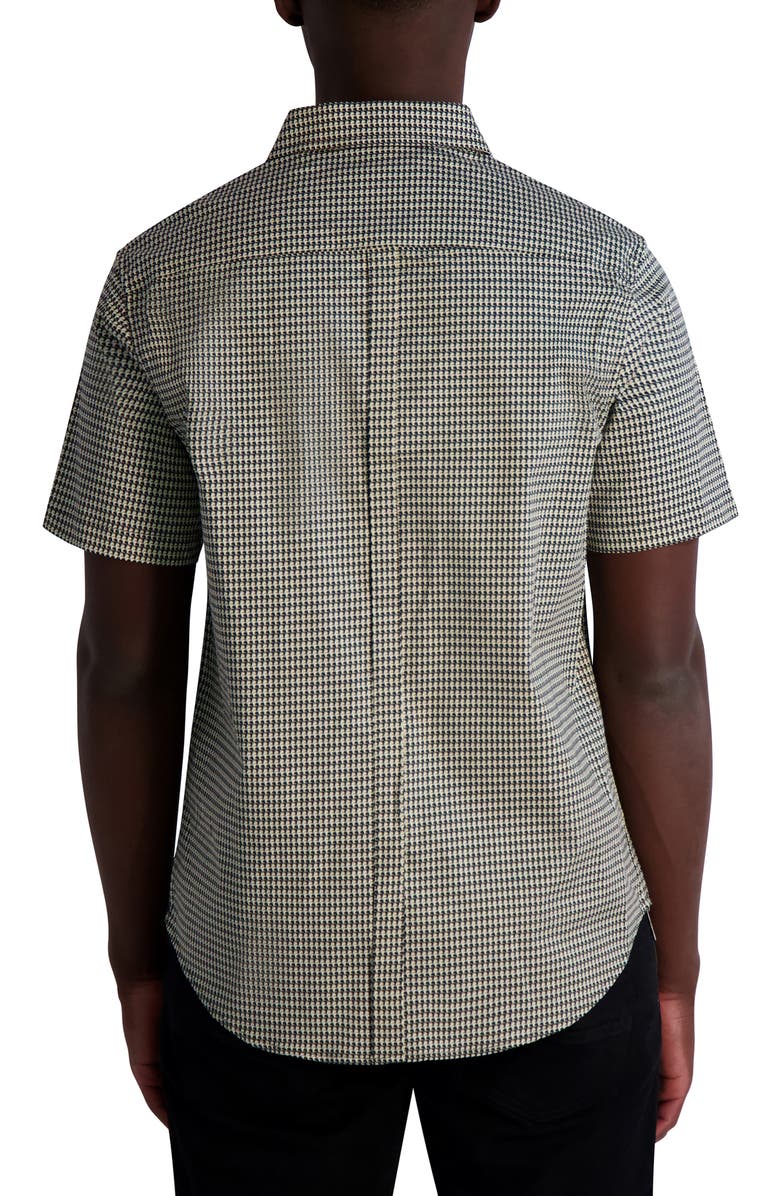 KARL LAGERFELD PARIS Karltooth Short Sleeve Shirt, Alternate, color, 