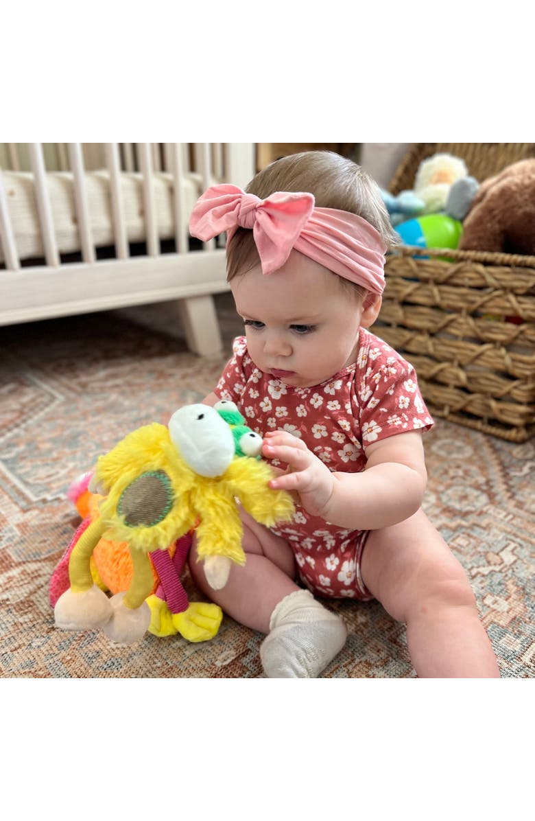 Inklings Baby Chime & See Attachable Hanging Activity Toy Marley The Horn Headed Monkey, Alternate, color, Multicolored