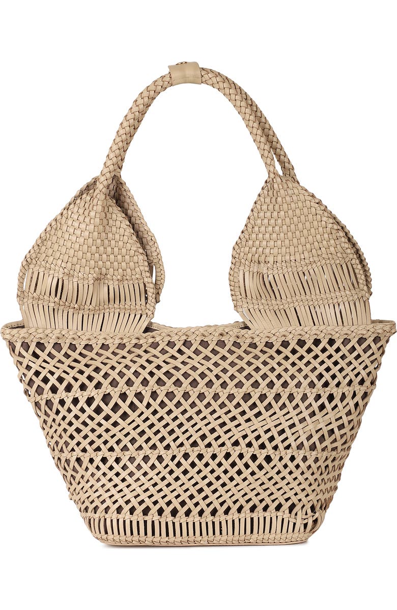 Rafe New York Margarita Woven Tote, Main, color, Beige