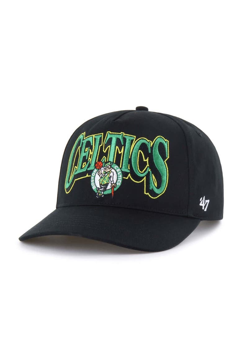 Men's '47 Black Boston Celtics Every Time Past Champs Hitch Adjustable Hat, Main, color, Black