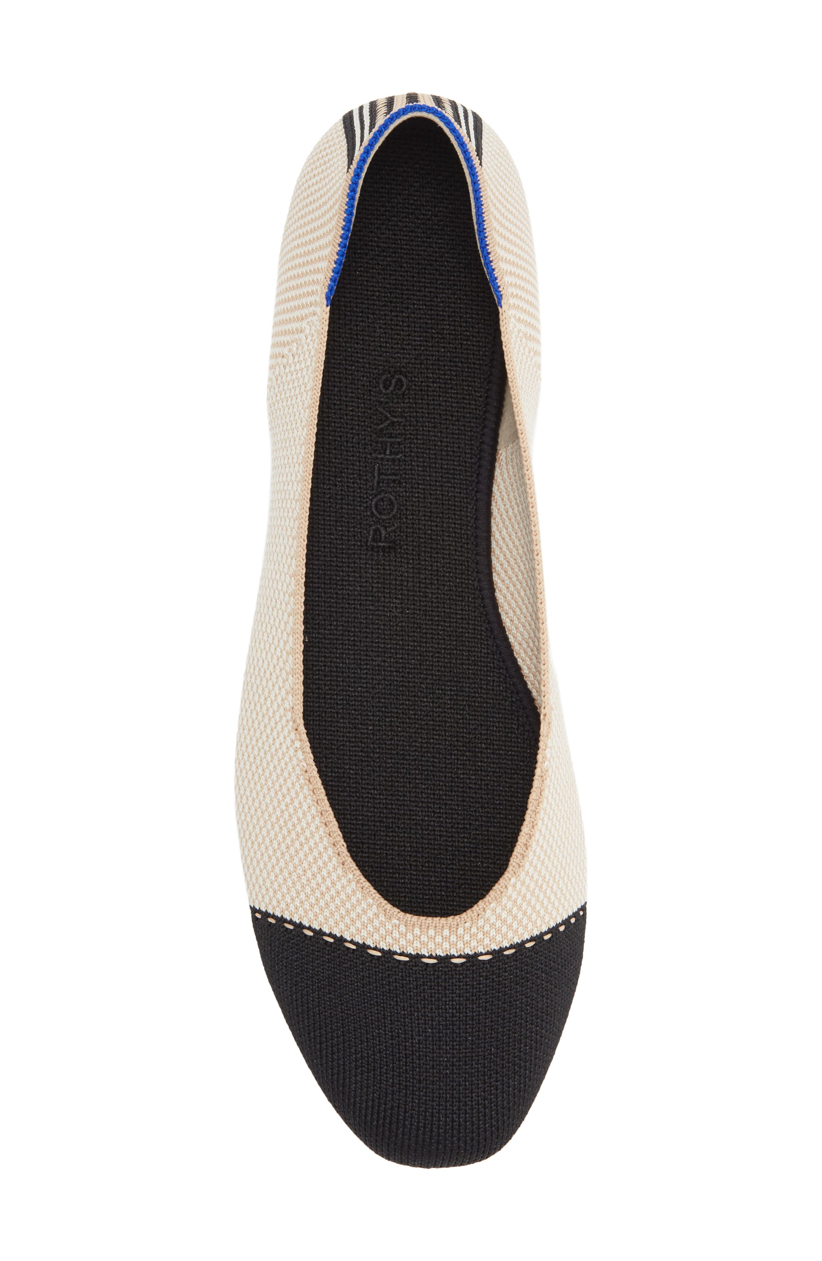 The Square Toe Flat, Alternate, color, TUXEDO