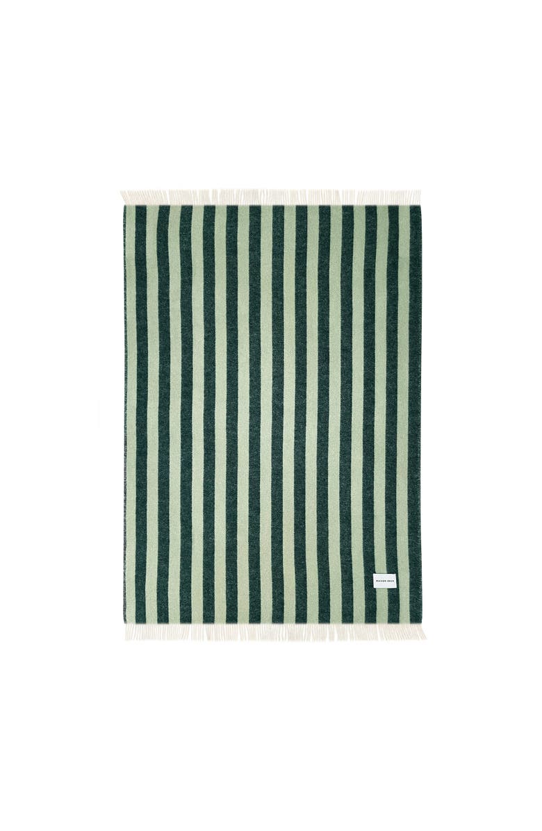 Maison Deux Candy Wrap Blanket, Alternate, color, Medium Green
