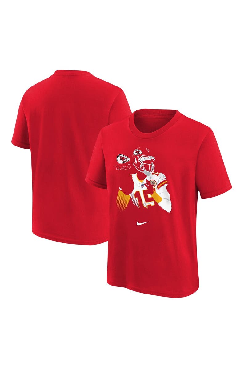 Nike Youth Nike Patrick Mahomes Red Kansas City Chiefs Local Player Name & Number T-Shirt, Alternate, color,