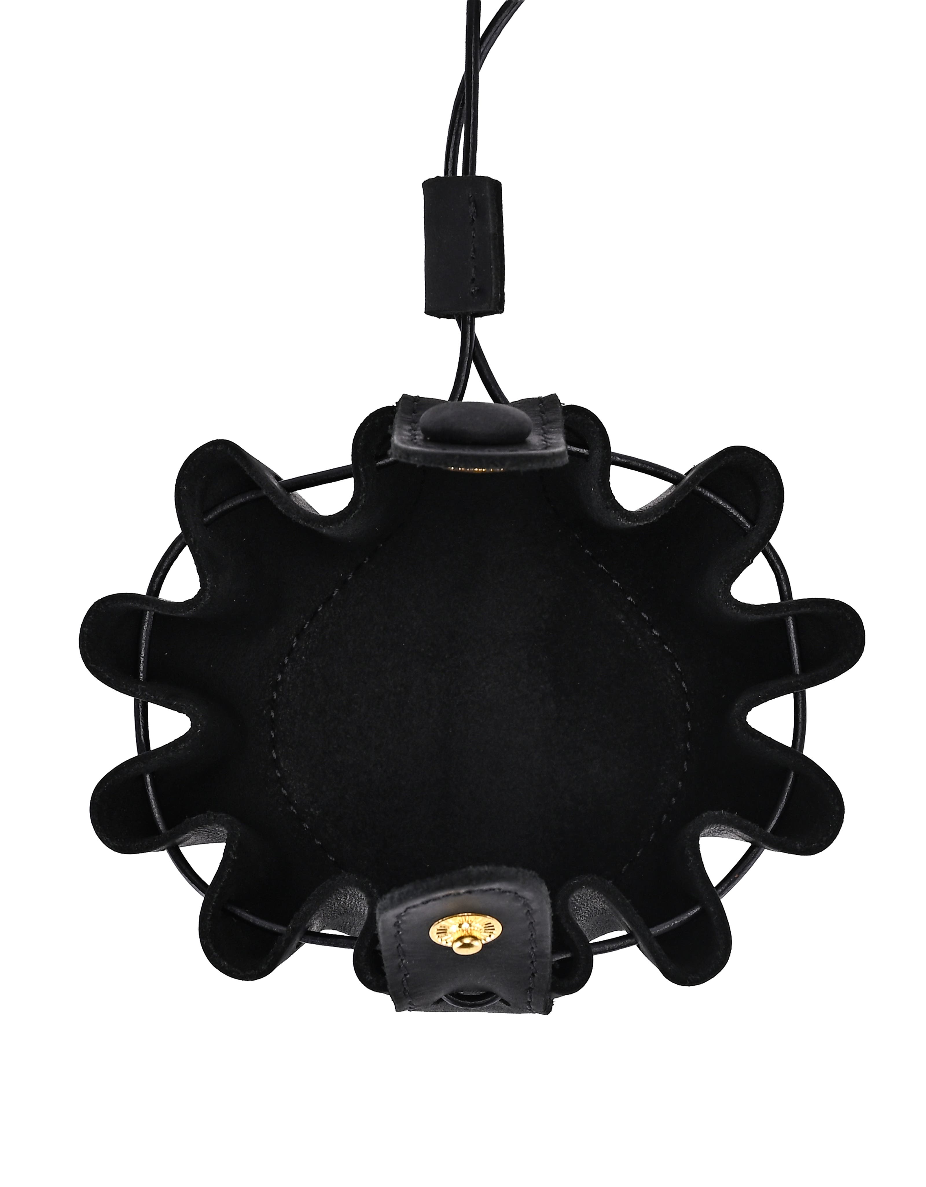 OLD TREND Buki Genuine Leather Mini Charm, Alternate, color, Black