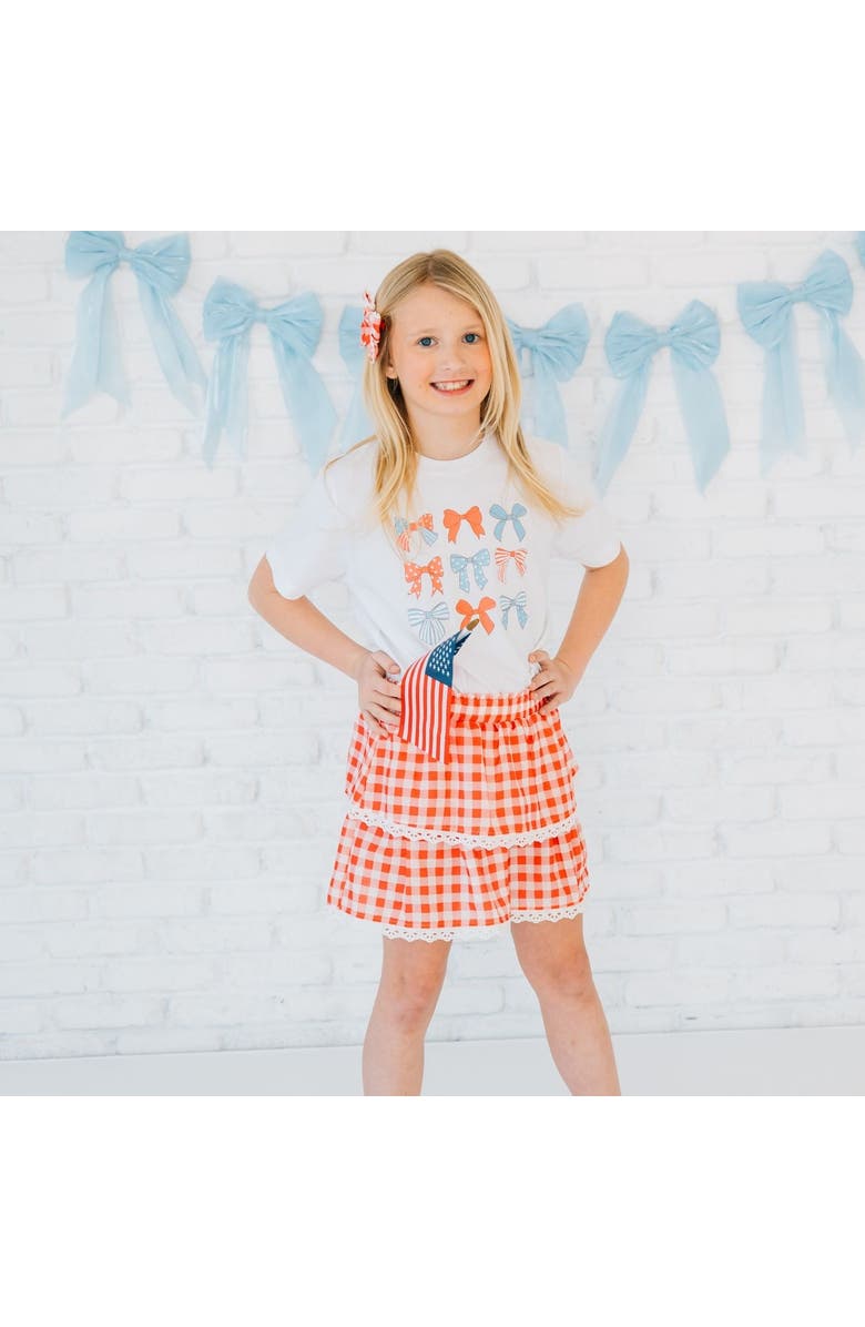 Sweet Wink Patriotic Cutie Short Sleeve T-Shirt, Alternate, color, White