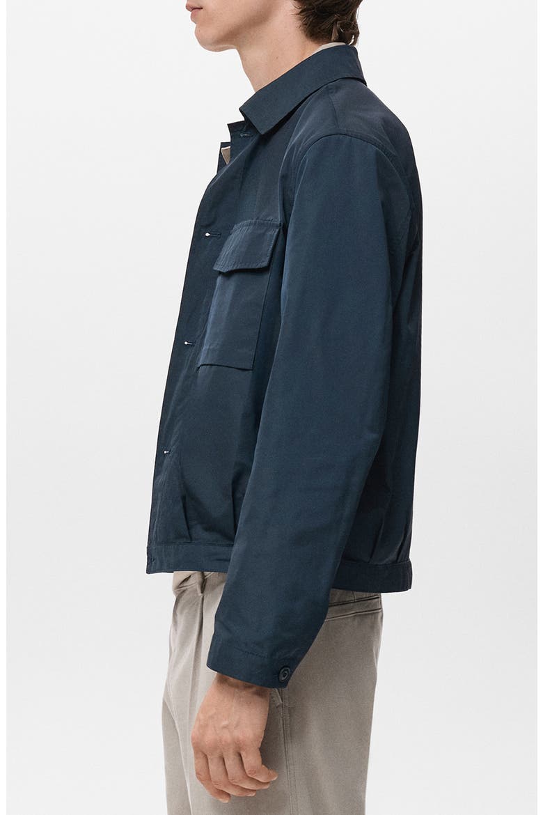 Water Repellent Jacket, Alternate, color, PETROL BLUE