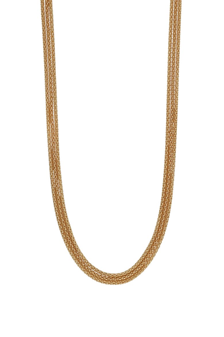 14K Gold Layered Chain Necklace (Nordstrom Exclusive), Main, color, 14K YELLOW GOLD