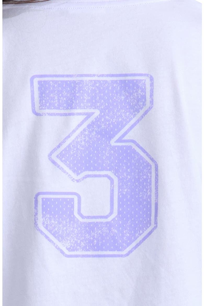 Kids' Collegiate Graphic V-Neck T-Shirt, Alternate, color, LIGHT PURPLE