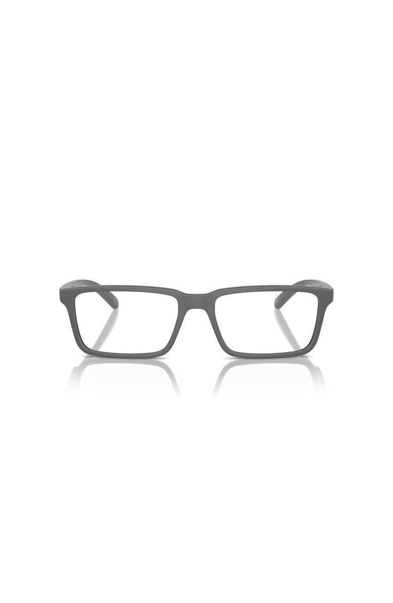 ARNETTE 53mm Rectangle optical glasses, Alternate, color, Grey