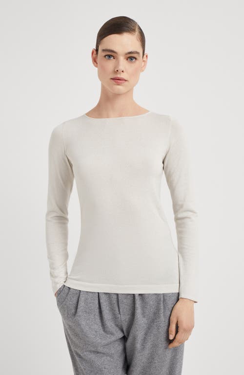 Brunello Cucinelli Pullover Cashmere In Milk