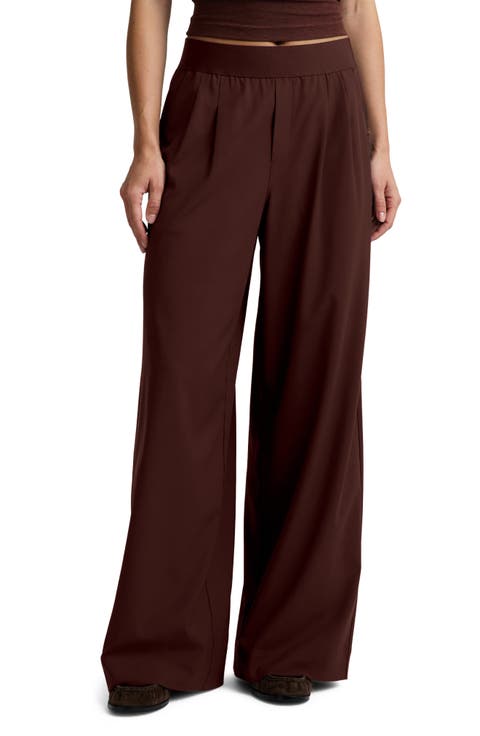 Pleated Wide Leg Pants