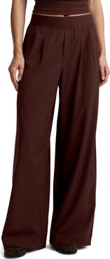 Beyond Yoga Pleated Wide Leg Pants