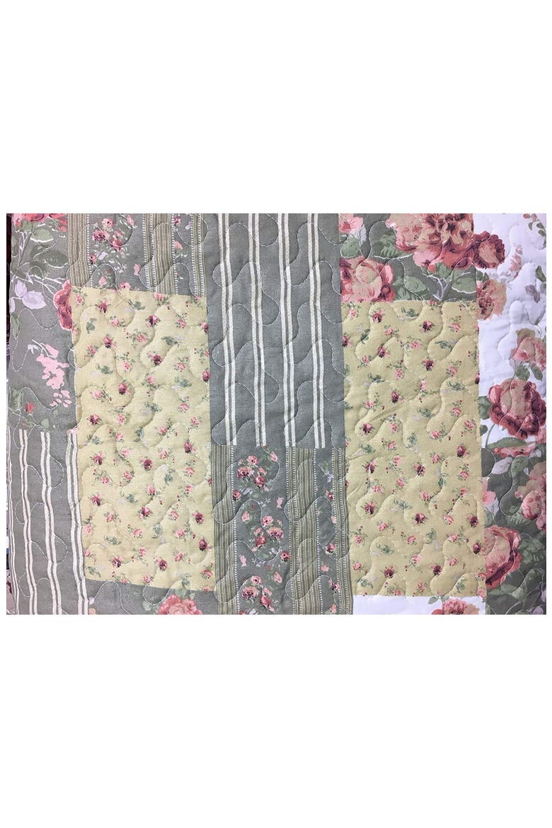 Reversible Quilt Set, Alternate, color, MULTI BEIGE