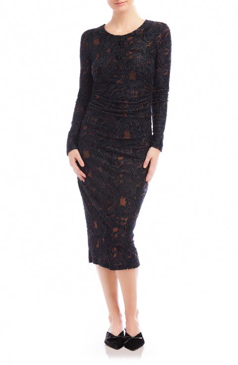 Carolina Long Sleeve Midi Dress