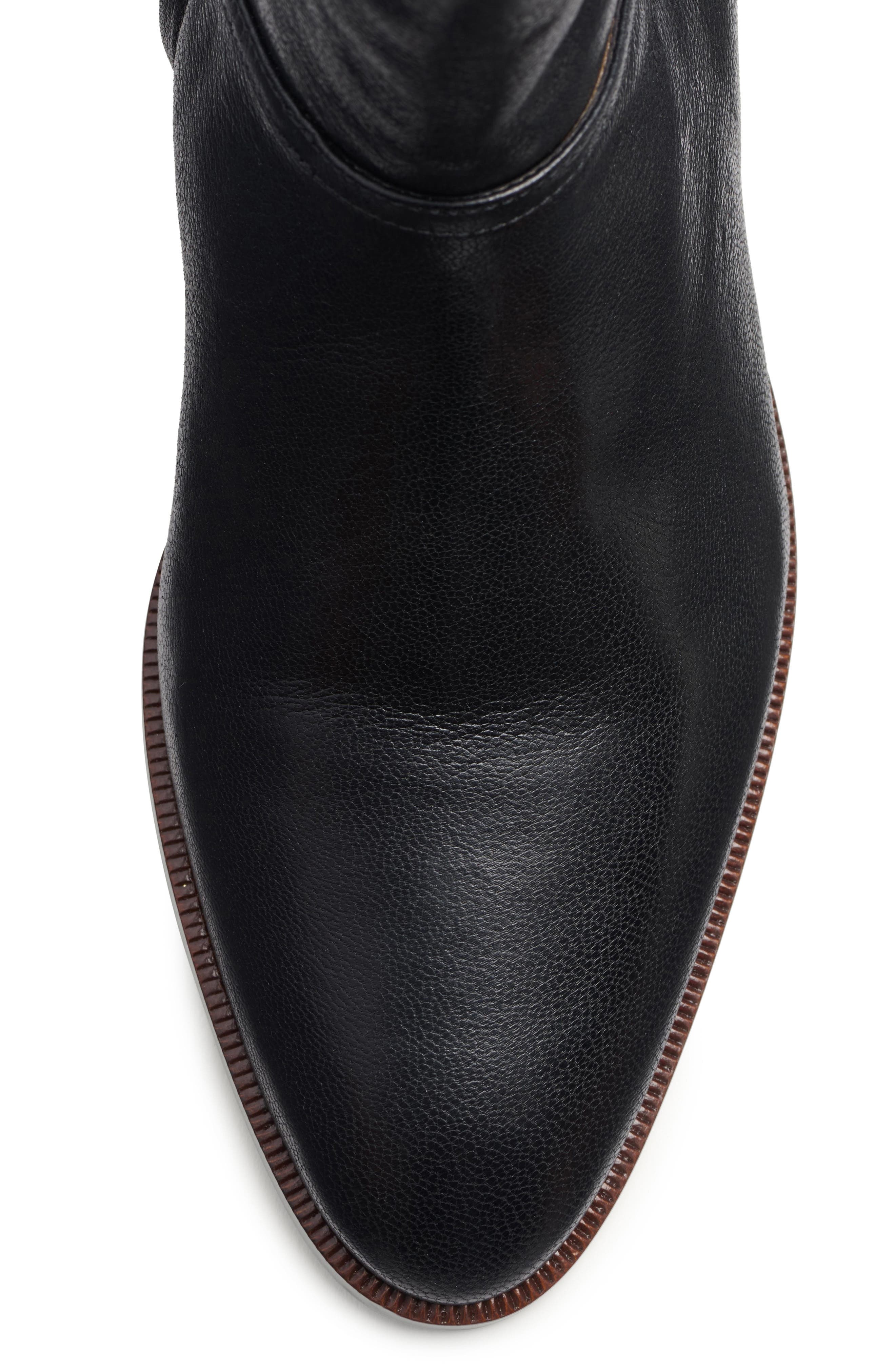 Valentino Garavani Pat VLOGO Ankle Boot, Alternate, color, Nero