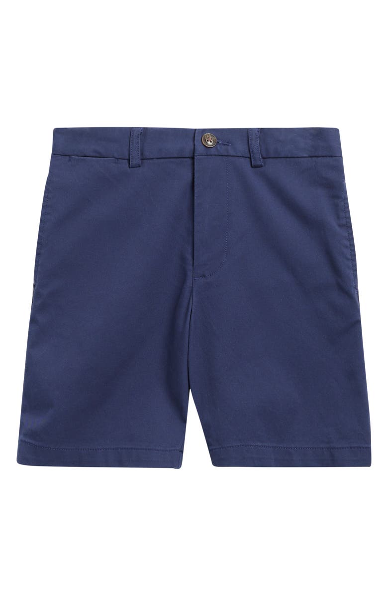 Polo Ralph Lauren Kids' Flat Front Shorts, Main, color, Navy