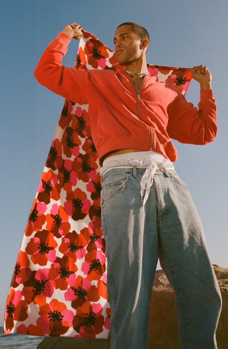 Slowtide Tahiti Sunburst Beach Towel, Alternate, color, Sunburnt