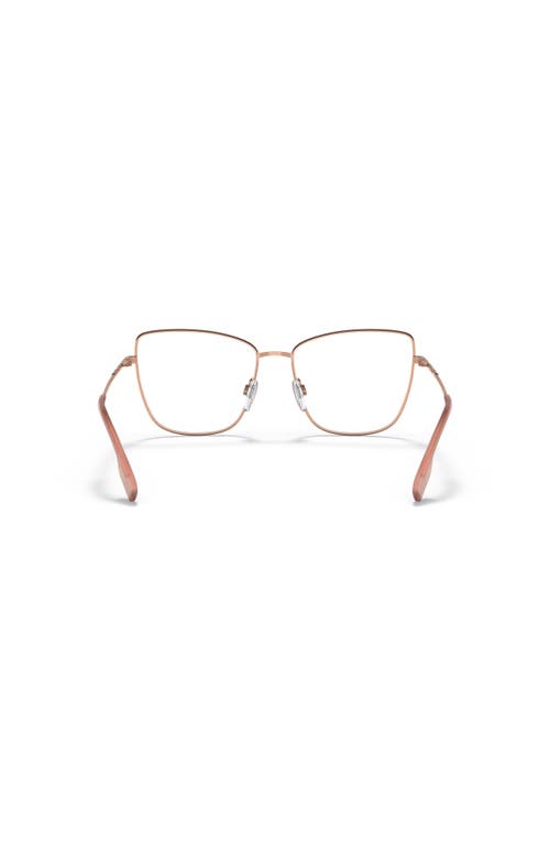 Burberry 53mm Cat Eye Optical Glasses In Pink