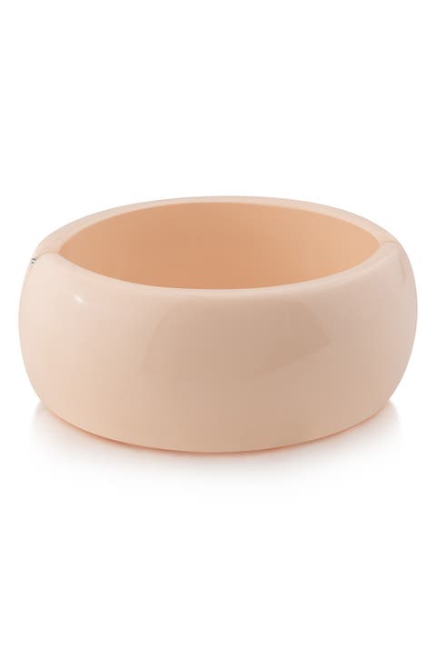 Resin Hinge Cuff Bracelet