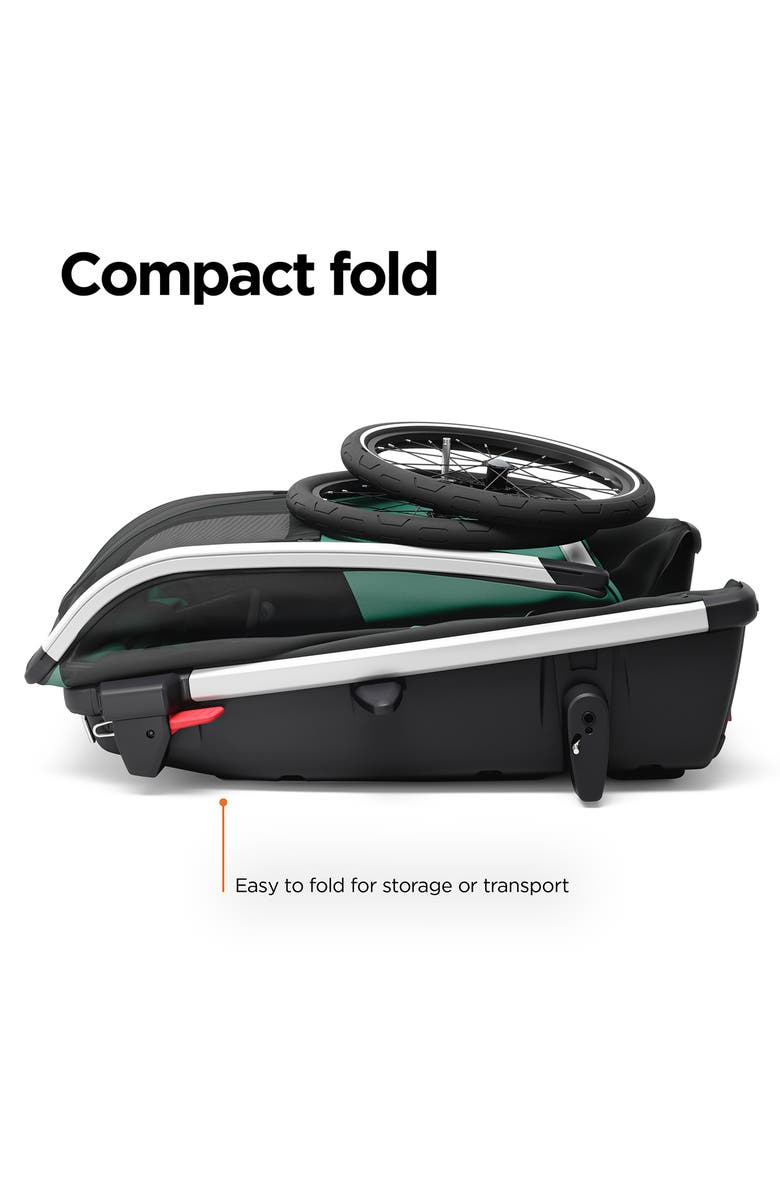 Thule Bexey Dog Bike Trailer, Alternate, color, Hazy Green