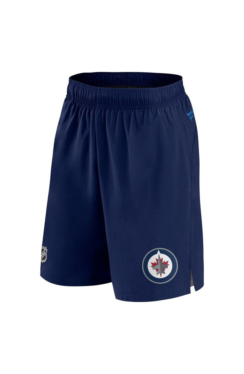 FANATICS Men's Fanatics Branded Navy Winnipeg Jets Authentic Pro Rink Shorts, Alternate, color, 