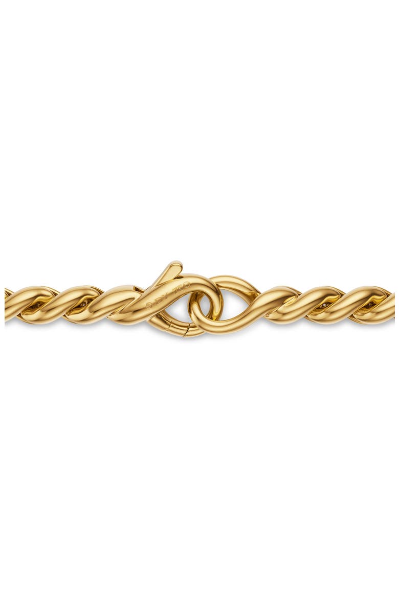 Sculpted Cable 18k Gold Chain Necklace, 3.7mm, Alternate, color, GOLD