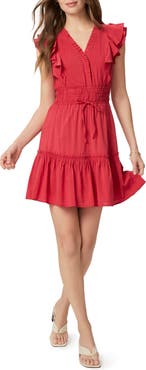 PAIGE Muriel Cap Sleeve Minidress