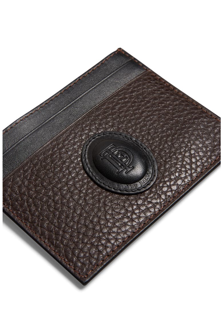 Fennd Leather Cardholder, Alternate, color, BROWN TAN