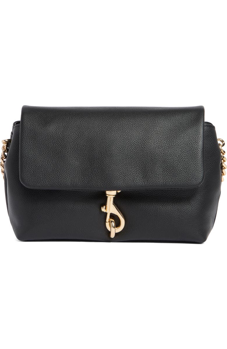 Rebecca Minkoff Leather Flap Crossbody Bag, Main, color,