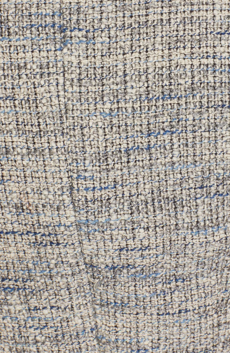 Rebecca Taylor Sleeveless Tweed Peplum Top, Alternate, color, 