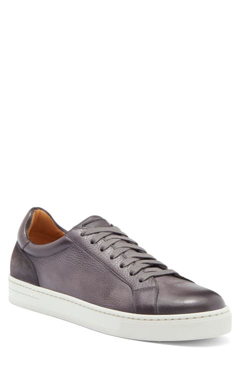 Grey Leather Sneaker