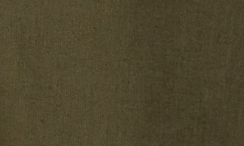 14th & Union Linen & Cotton Short Sleeve Button-up Shirt In Olive Night