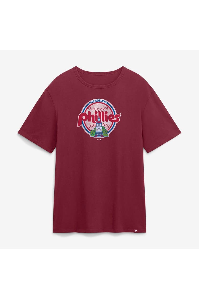Men's Fanatics Burgundy Philadelphia Phillies Alternate Logo Legacy T-Shirt, Main, color, Burgundy