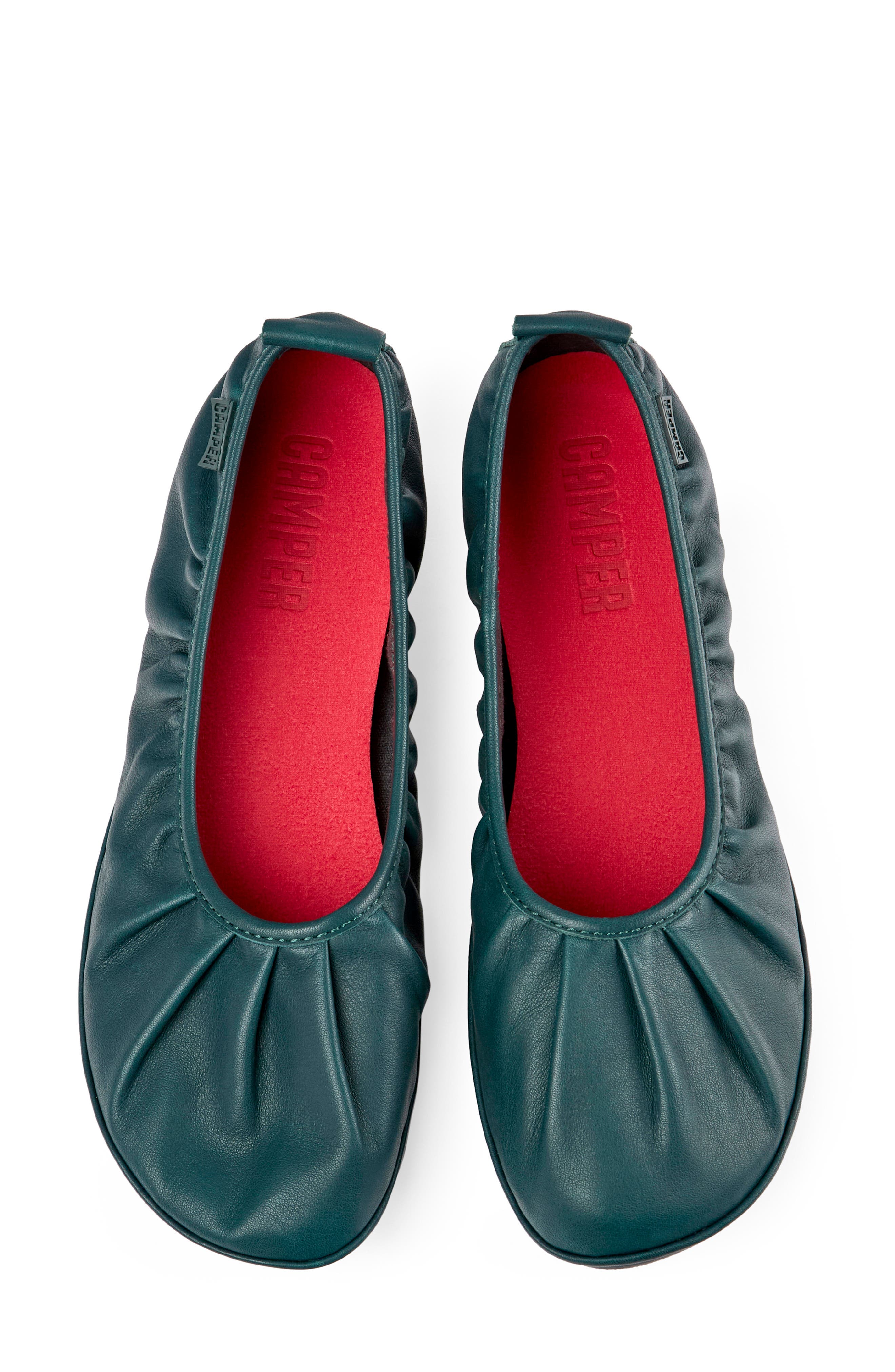 Camper Right Nina Flat, Alternate, color, Dark Green