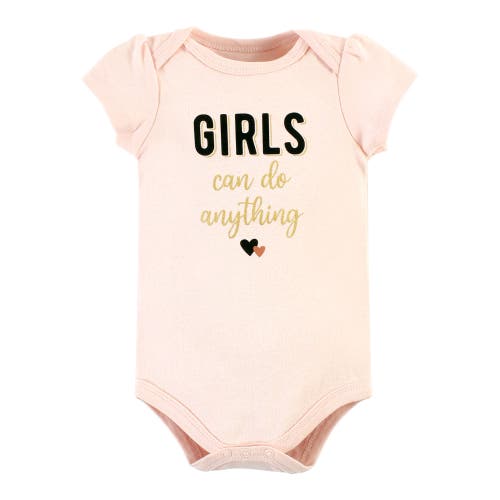 Hudson Baby 2 Bodysuits And Pant In Pink