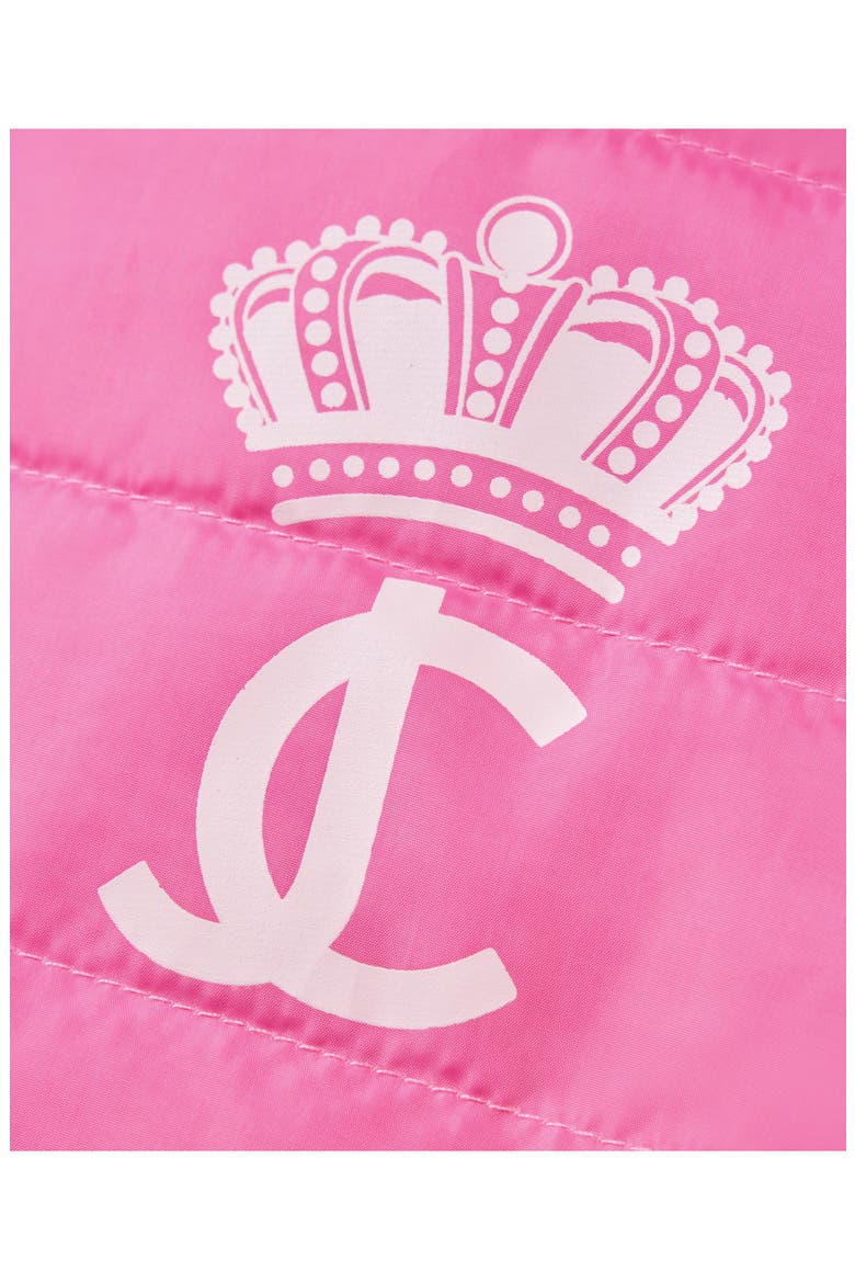 Faux Fur Hooded Pet Coat, Alternate, color, HOT PINK