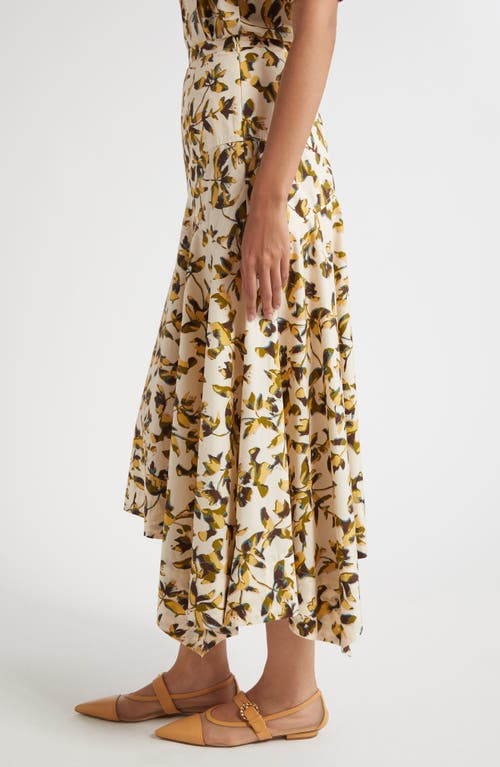 Ulla Johnson Annika High Waist Asymmetric Skirt In Black