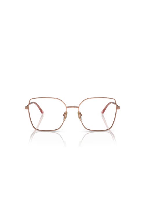 Vogue Eyewear 53mm Irregular Optical Glasses In Pink