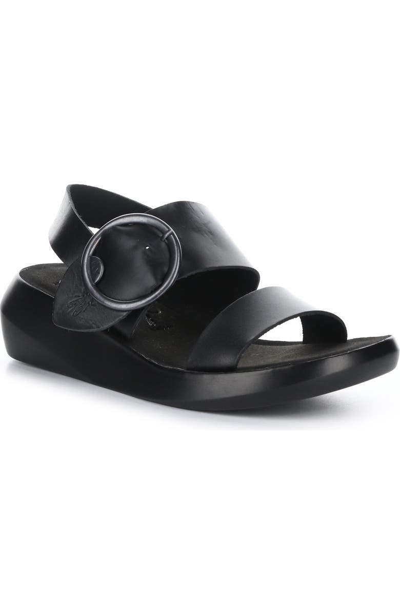 Fly London Bani Wedge Ankle Strap Sandal, Main, color,