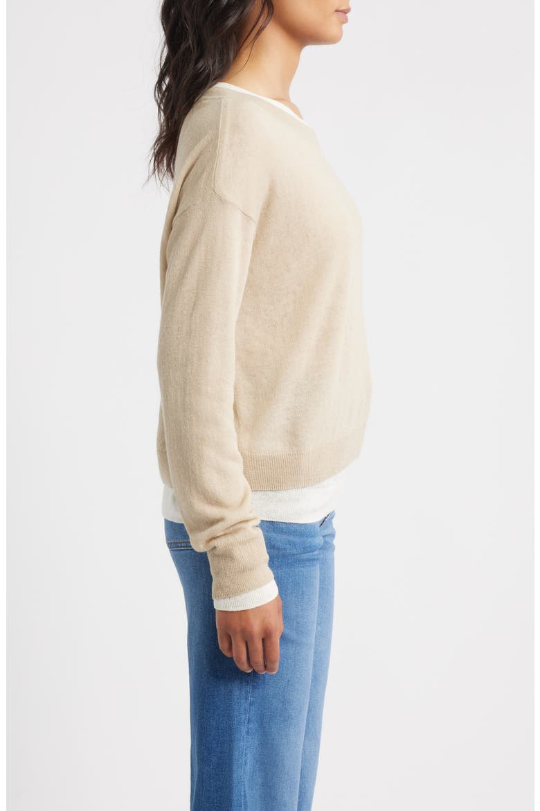 Femok Layered Wool Blend Sweater, Alternate, color, OPEN MISC
