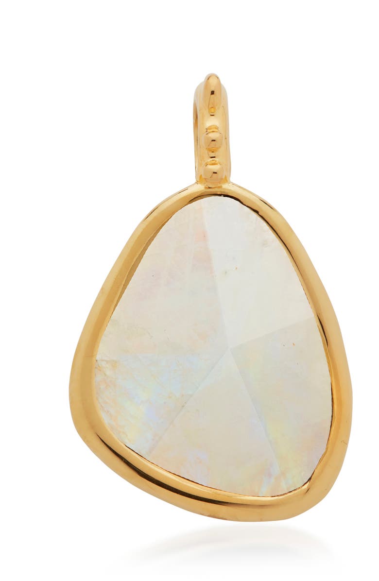 Monica Vinader Monica Vindaer Deia Moonstone Pendant Charm, Main, color, 