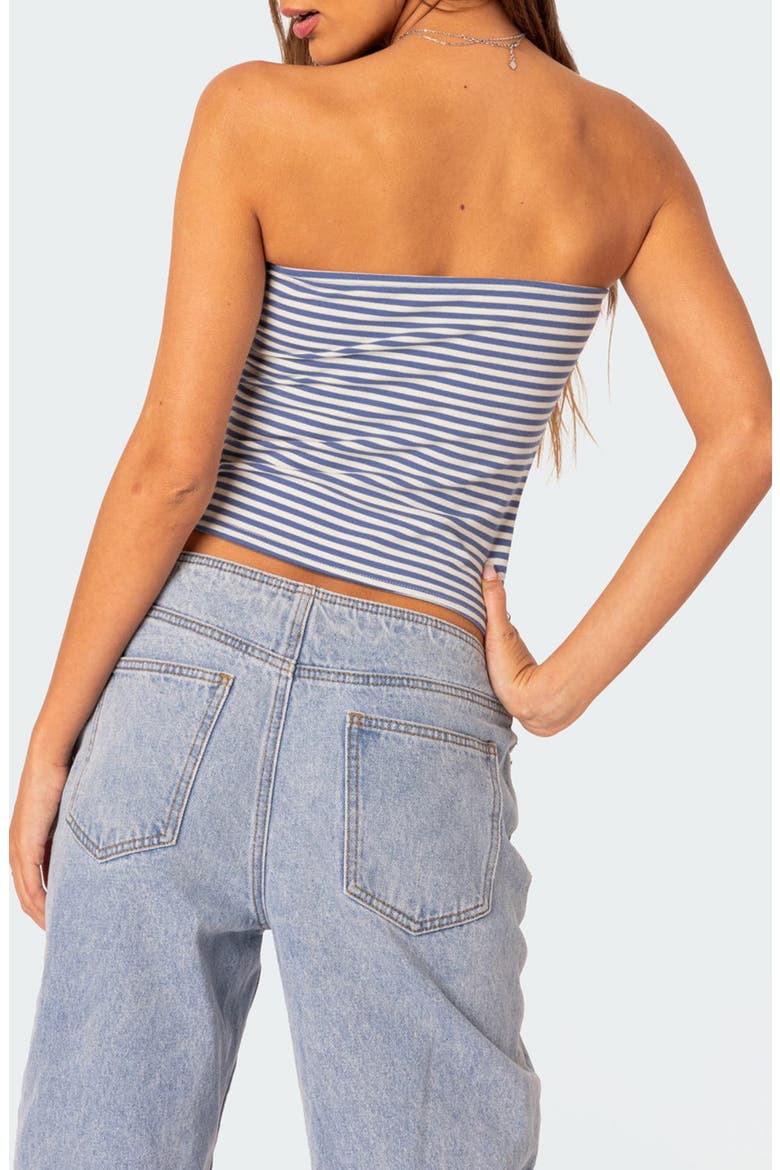 Lilah Stripe Tube Top, Alternate, color, BLUE-AND-WHITE