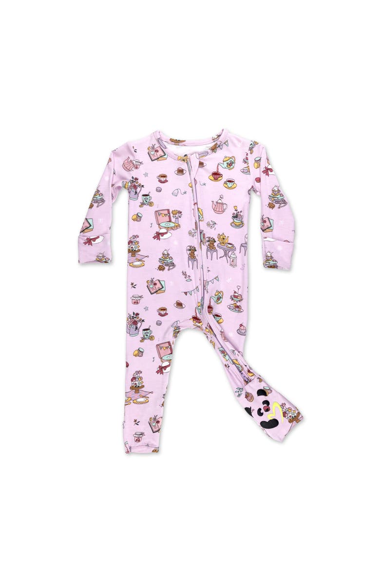 Bellabu Bear Baby Tea Party Convertible Footie, Main, color, Tea Party