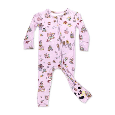 Baby Tea Party Convertible Footie (Baby)