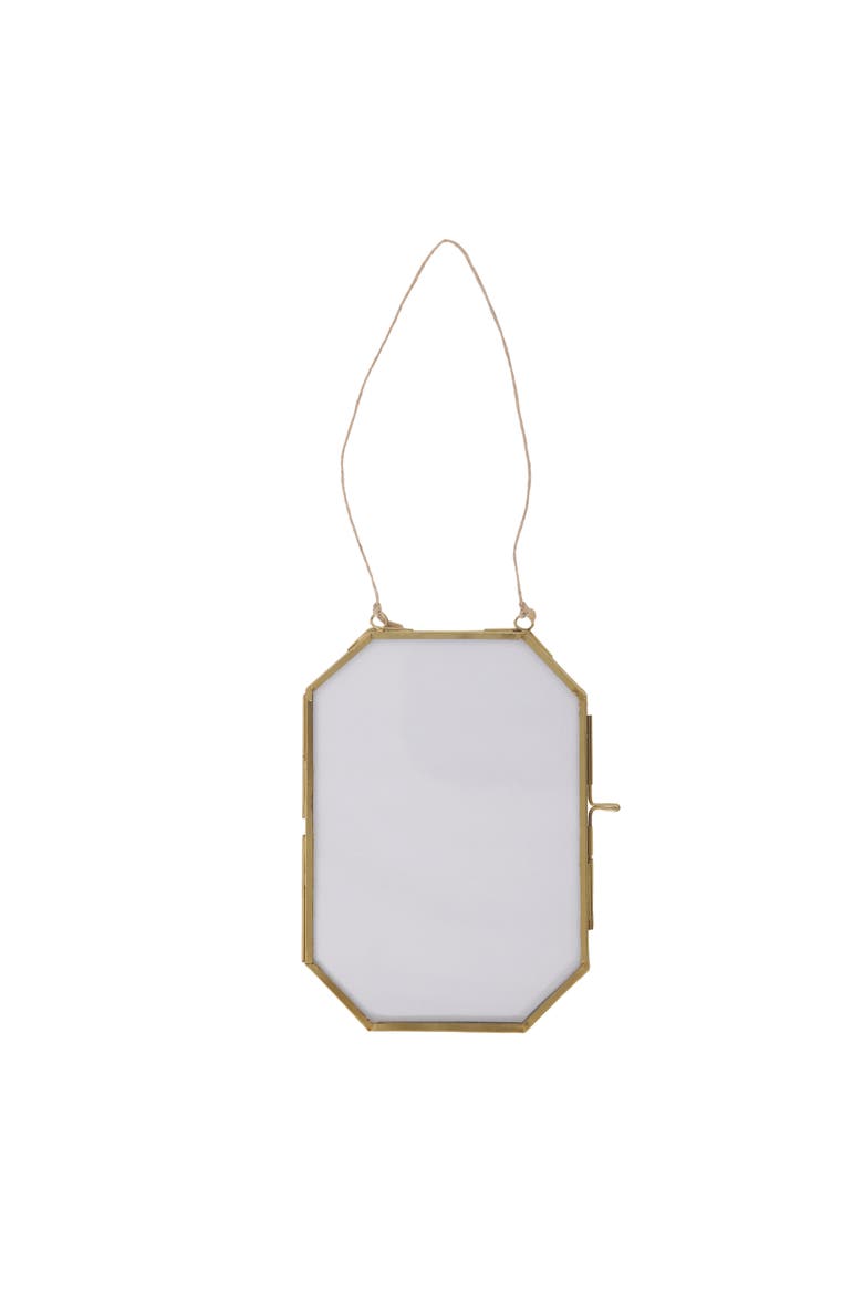 Small Hanging Octagonal Picture Frame,, Main, color, Clear