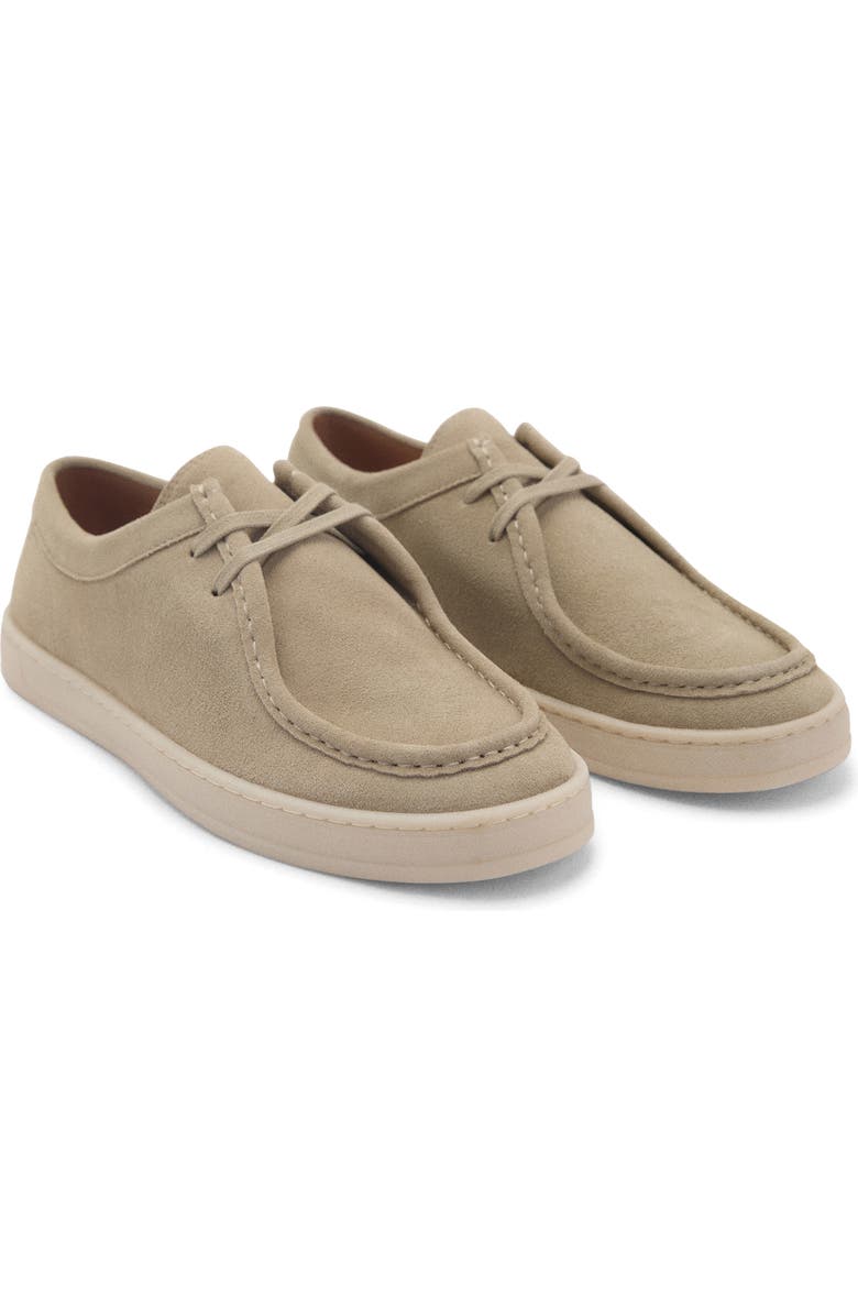 MANGO Suede Boat Shoe, Main, color,